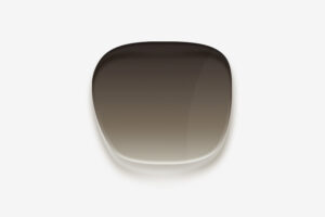 Luxury Japanese eyewear – spare lens for Quijano Barista Reverie sunglasses, Espresso Blend lens, 18K Gold plating, Filter Category 3