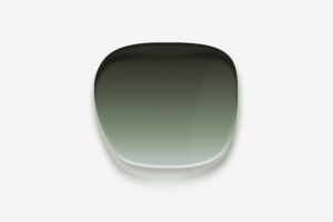 Luxury Japanese eyewear – spare lens for Quijano Herb Garden sunglasses, Foliage Shade lens, Platinum plating, Filter Category 2