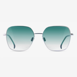 Luxury Japanese eyewear – Samari Dusky Rosemary sunglasses (Platinum), acetate in Dusky Rosemary, lens Emerald Shift F1