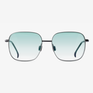 Daphnia Red Carpet sunglassess – Daphnia Hematite titanium frame, Dusky Rosemary acetate with Forest Haze lens, handcrafted red carpet eyewear.
