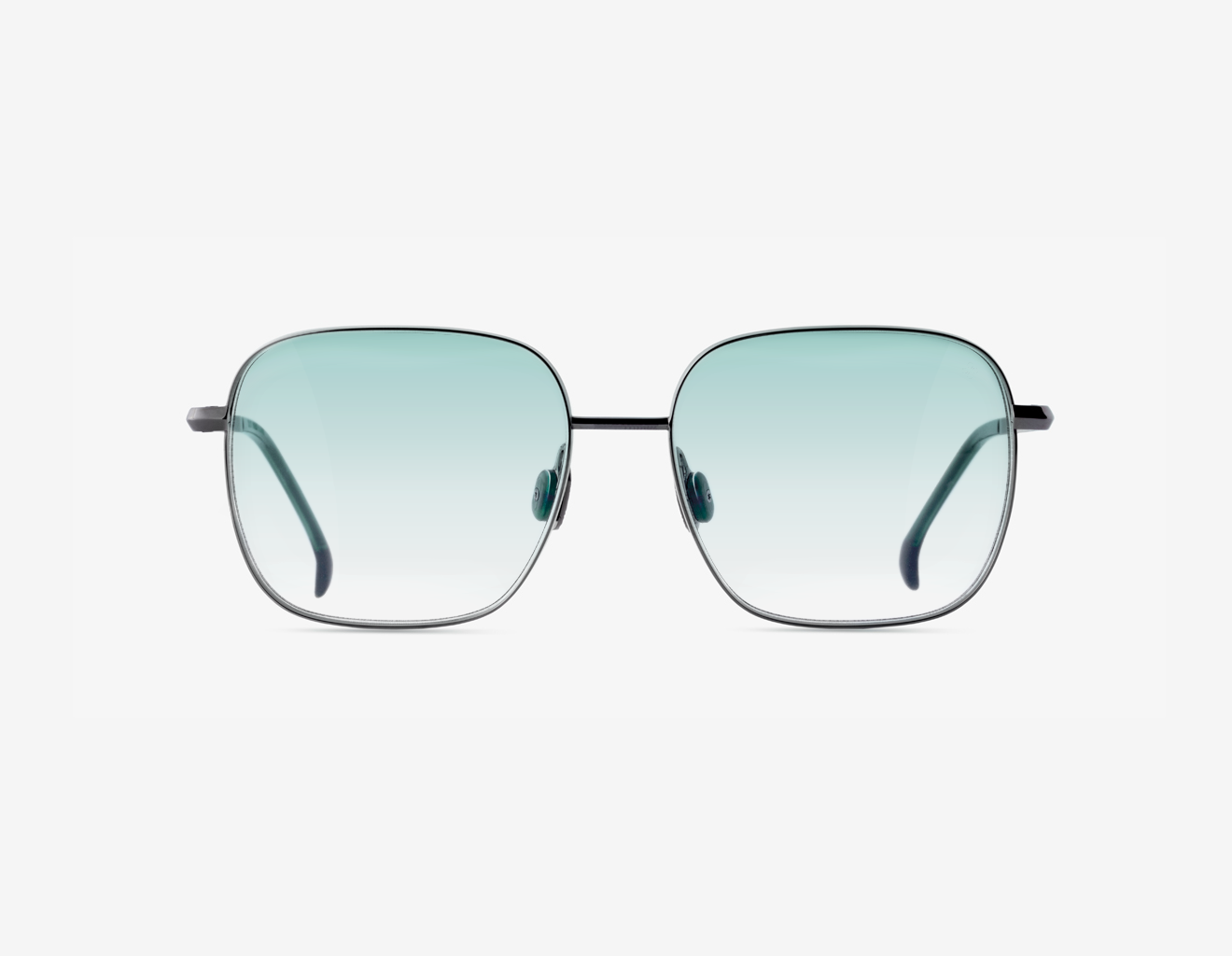 Daphnia Red Carpet sunglassess – Daphnia Hematite titanium frame, Dusky Rosemary acetate with Forest Haze lens, handcrafted red carpet eyewear.