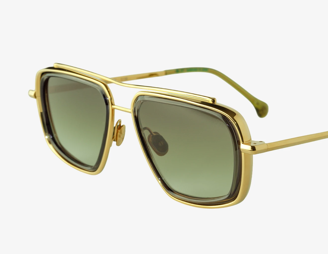 Forja Halo - 18K Green - 45 degree angle - web Forja Halo 18K Green 45 degree angle web